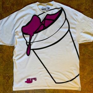 White Cup Gang x Short Dawg collab t-shirt